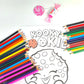 Coloring Pencils - Pack of 36 Multi-Color Pencils