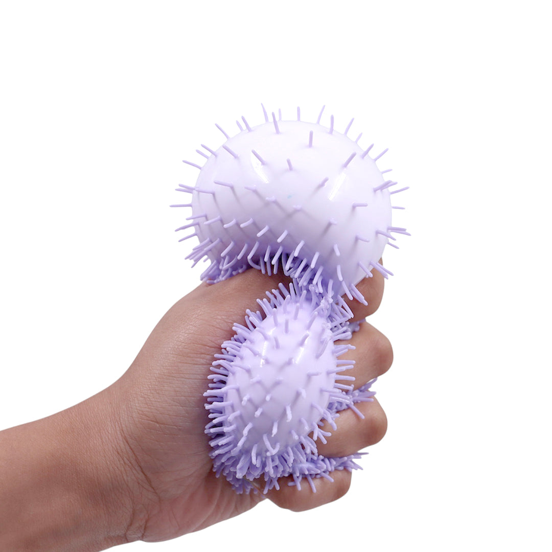 Scoobies Foamazing Balls: Sensory Squishy Balls – Set of 4 (Yellow, Blue, Pink & Purple) Stress Relief & Sensory Play | Fidget, Squeeze & Relieve | Non-Toxic & Safe