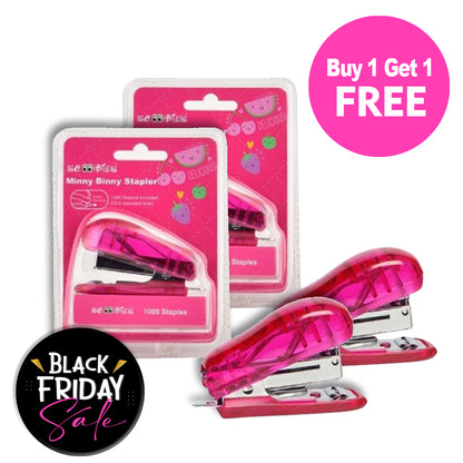 BUY 1 GET 1 FREE , Minny Binny stapler , in 4 Colors