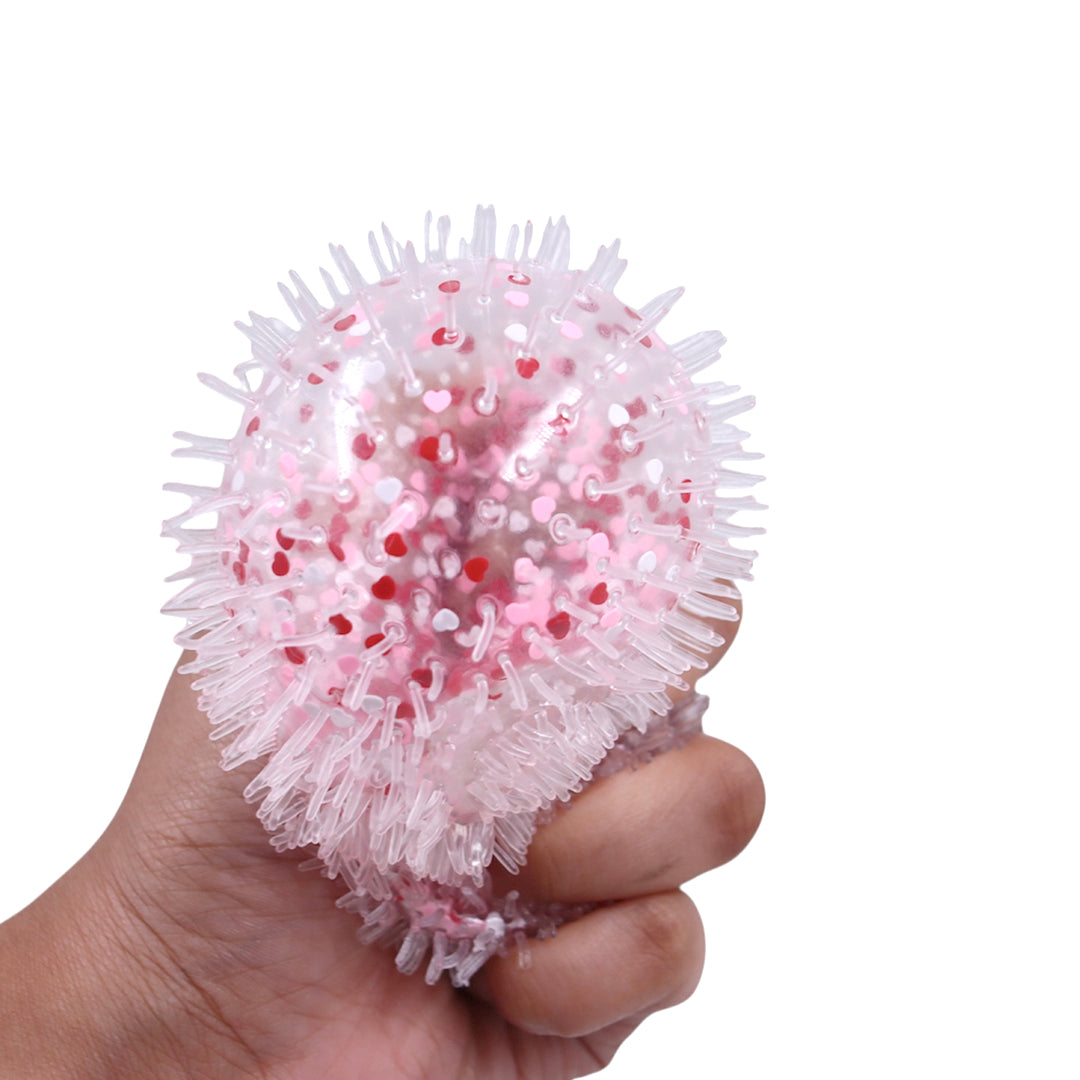 Scoobies Pop-a-fetti Balls:Confetti Squishy Balls – Set of 4 (Pink, Silver, Red & Multicolor) Stress Relief & Sensory Play | Shake, Squish & Shine | Sticky, Squishy & Sparkly Fun for Kids & Adults