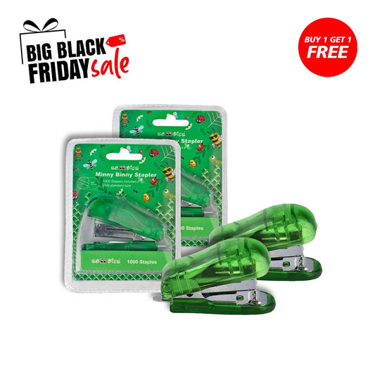 Buy 1 get 1 Free, Minny Binny stapler , in 4 Colors