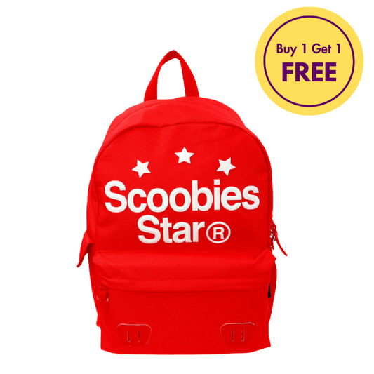 BUY 1 GET 1  FREE - Scoobies - Be a Star Bag (Orbit Red)