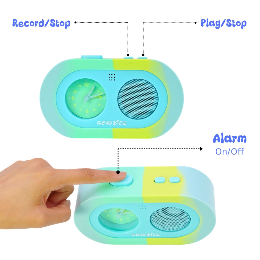 Voice Alarm Clock: For Little Blue Lovers