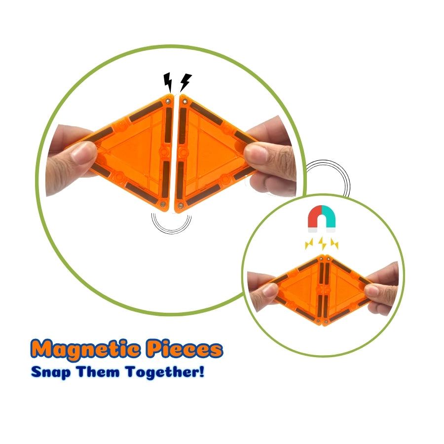 Funstruction Magnetic Combo Pack, 2D 3D Structures