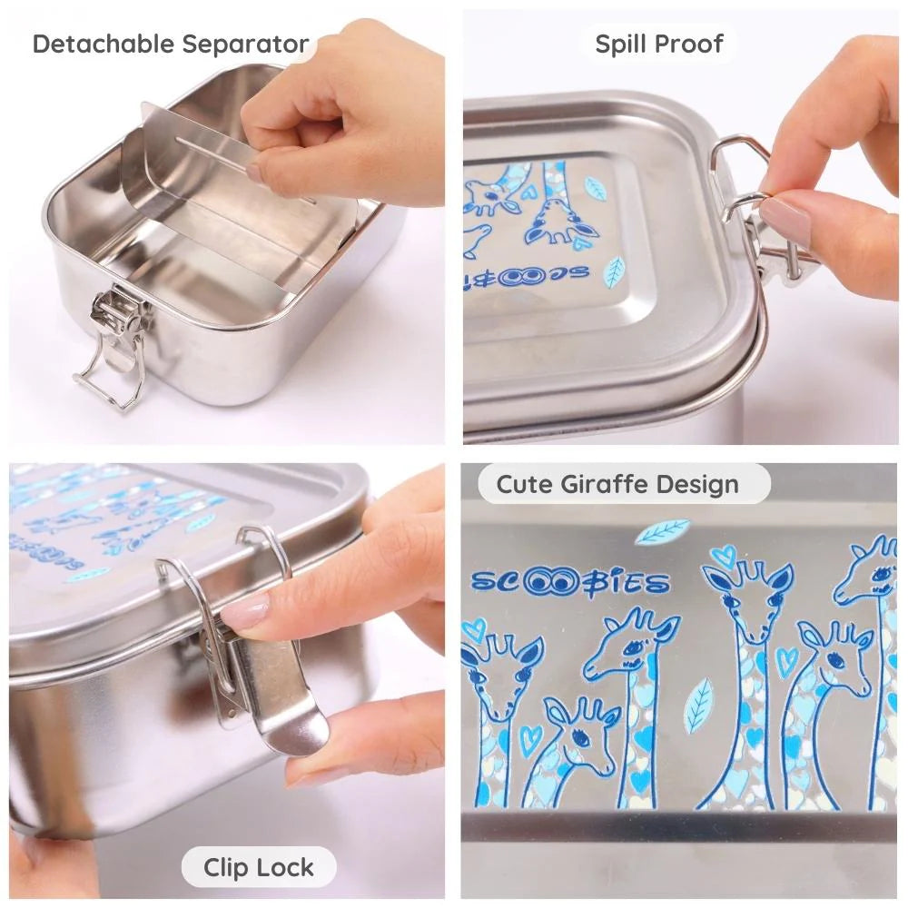 Giraffe Good to Go Stainless Steel Lunchbox
