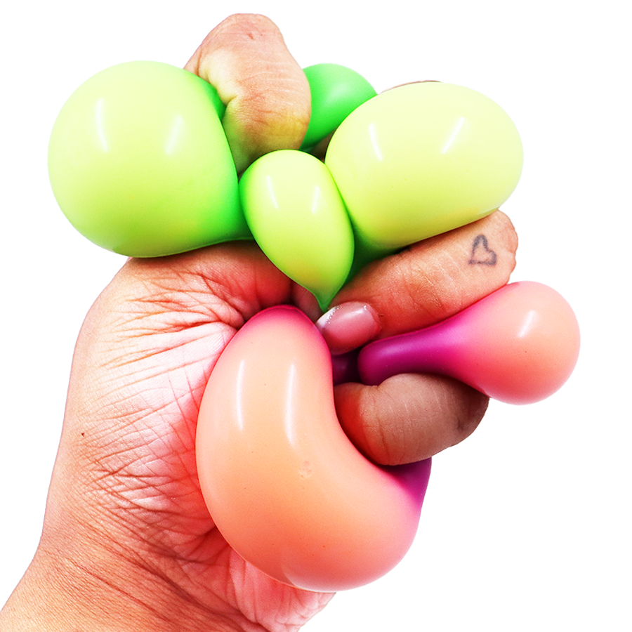 Scoobies Mini Tint Twirlers Balls: Color-Changing Squishy Balls Set of 4 Balls (Pink, Blue, Purple & Green) | Stress Relief & Sensory Play | Fun Party Favors for Kids & Adults