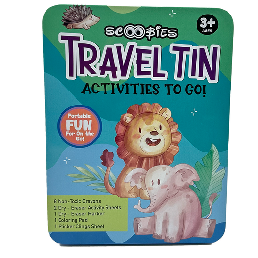 Animal Travel Tin – Activities To Go for Wild Adventures Anywhere