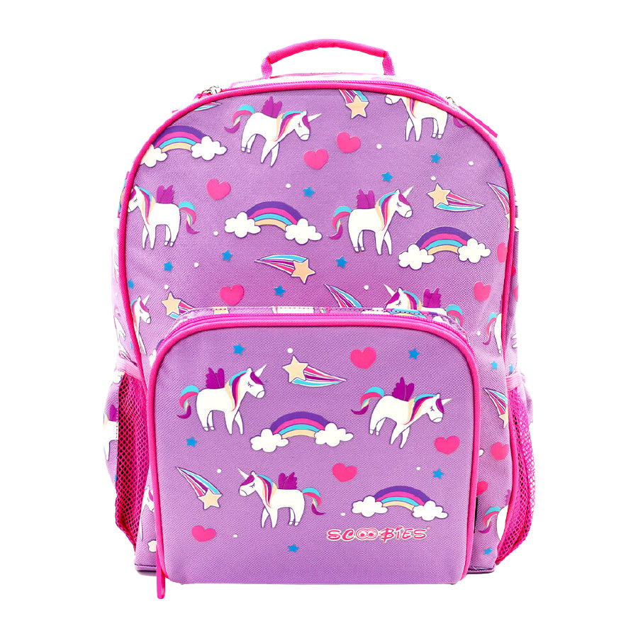 Unicorn Glow-in-the-Dark Bag  |  With Stationery Pocket  |  Internal Laptop Sleeve |  Cute Unicorn Design