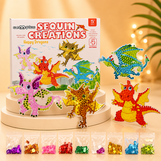 Sequin Creations - Ride With Dragons