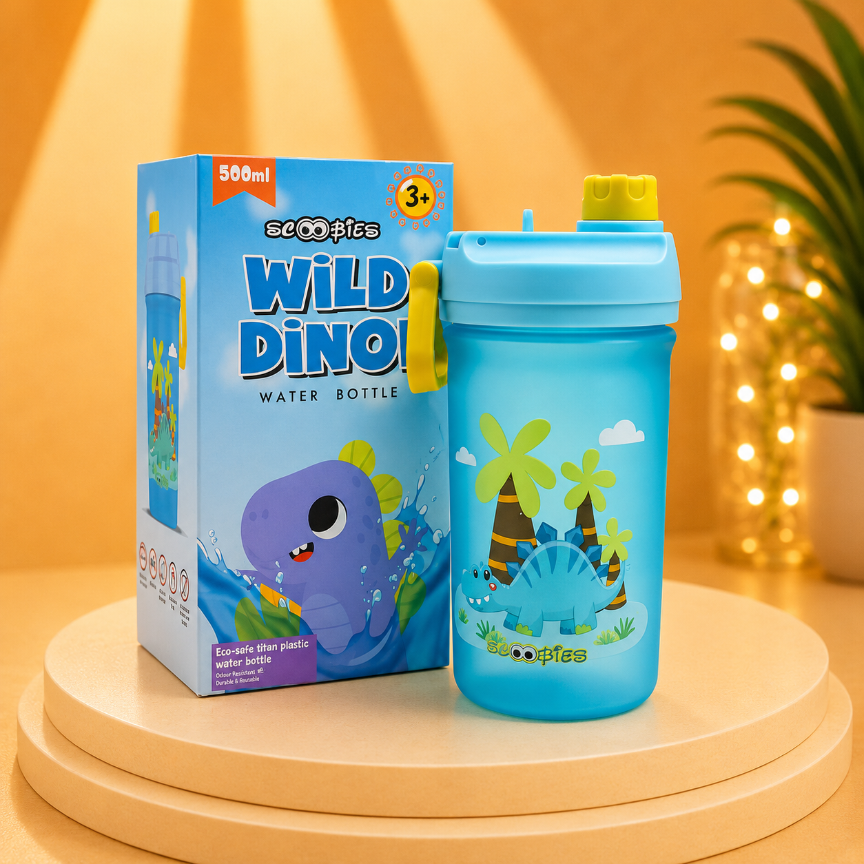 Wild Dino Water Bottle - For Easy Sips & Sups