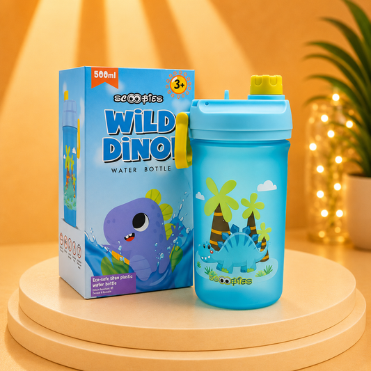 Wild Dino Water Bottle - For Easy Sips & Sups