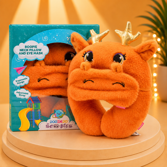 Boopie Plush Neck Pillow and Eye Mask