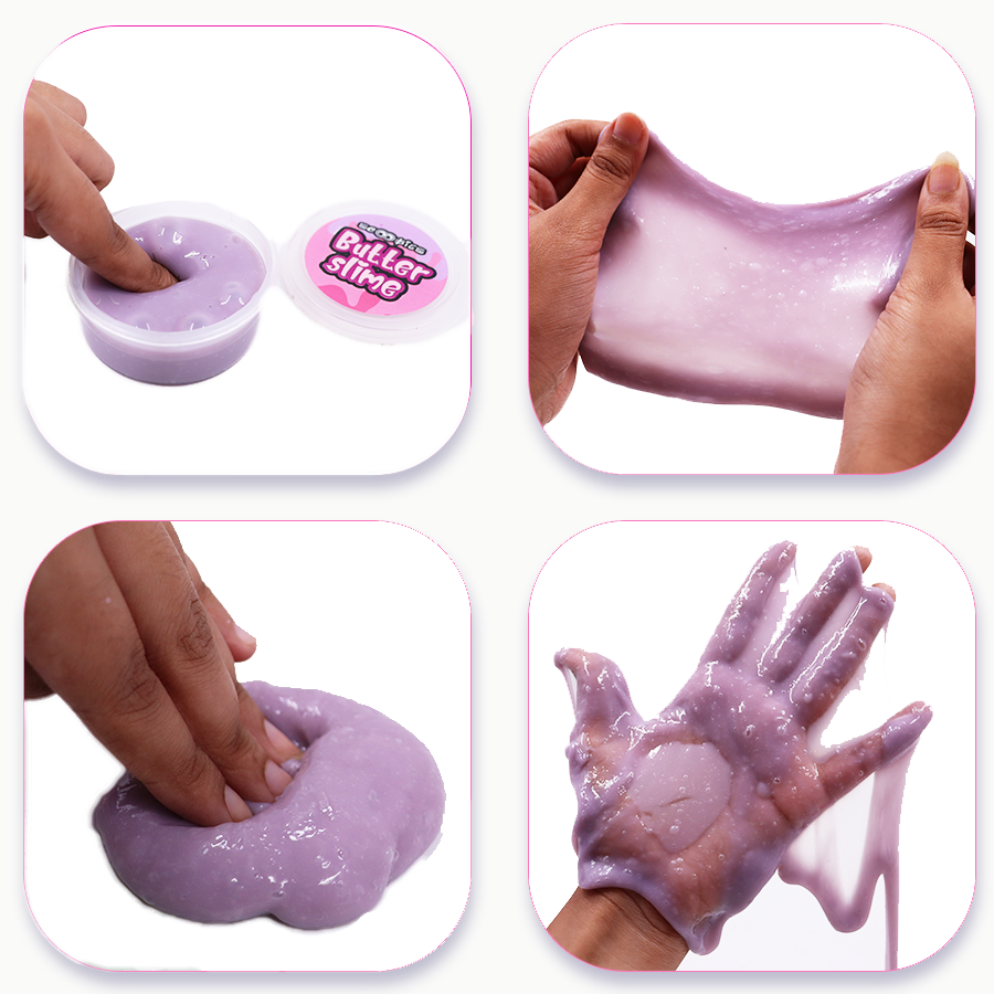 Uni GooGoo Slime Party (Pink) 4 Slimes + 20 Unicorn Dawdlers, Stretch, Squish & Decorate