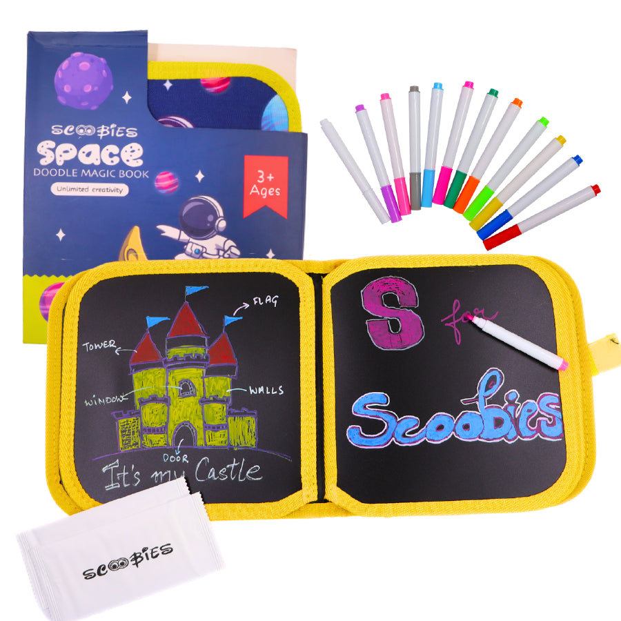 Doodle Magic Book in Space Theme