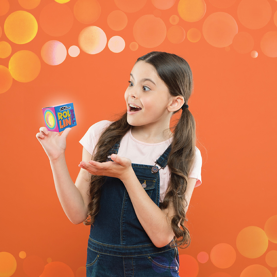 SCOOBIES Rollin Ball – Color-Changing Squishy Stress Relief Toy for Kids & Adults | Soft Sensory Fidget Ball | Non-Toxic, Washable, Portable TPR Squeeze Toy