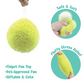 Scoobies Fur Skin Ball – Soft & Spiky Sensory Ball for Kids | Stress Relief & Fidget Toy | Non-Toxic, Stretchable Squeeze Ball | Portable Calming Toy for Boys & Girls | Ideal for Party Favors
