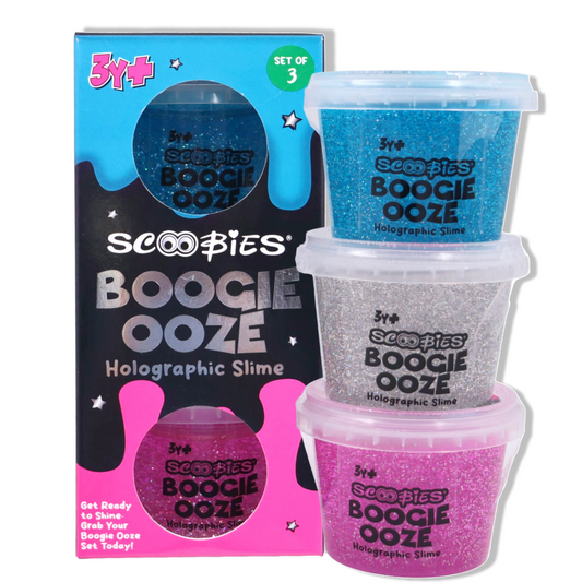 Boogie Ooze: The Holographic Disco Slime Trio for Sensory Fun & Creative Play