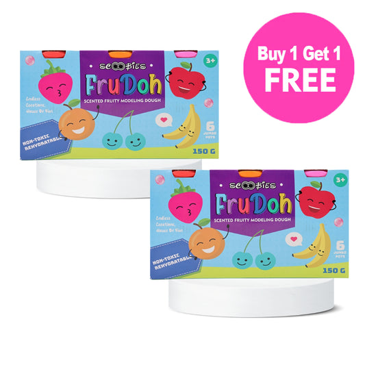 BUY 1 GET 1 FREE, Frudoh - Scented Rehydratable Modeling Dough for Kids