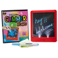 Glimmer Board - Drawing Pad with 2 Light Effects, Reusable Neon Pen & Easy Clean Wipe | Age 3+ Scree Free Play | Reusable, Mess-Free, Portable & Creative Learning Toy Gift