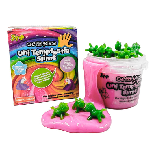 Uni Temptastic Slime: Color-Changing Slime Play with wall sticking Uni Dawdlers| for Sensory Fun & Creative Play