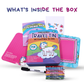 Scoobies Unicorn Travel Tin – Magical On-the-Go Activity Kit for Kids 3+ | Screen-Free Creativity in a Tin