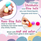 Nano Glow Balls – Mini Multi Color Glow-in-the-Dark Sensory Balls for Kids 3+ | Soft, Stretchy, and Squishy Fun in 2 Variants