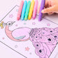 Macaroon Colors 6 Pastel Crayons for Mess-Free, Smudge-Free Art Fun