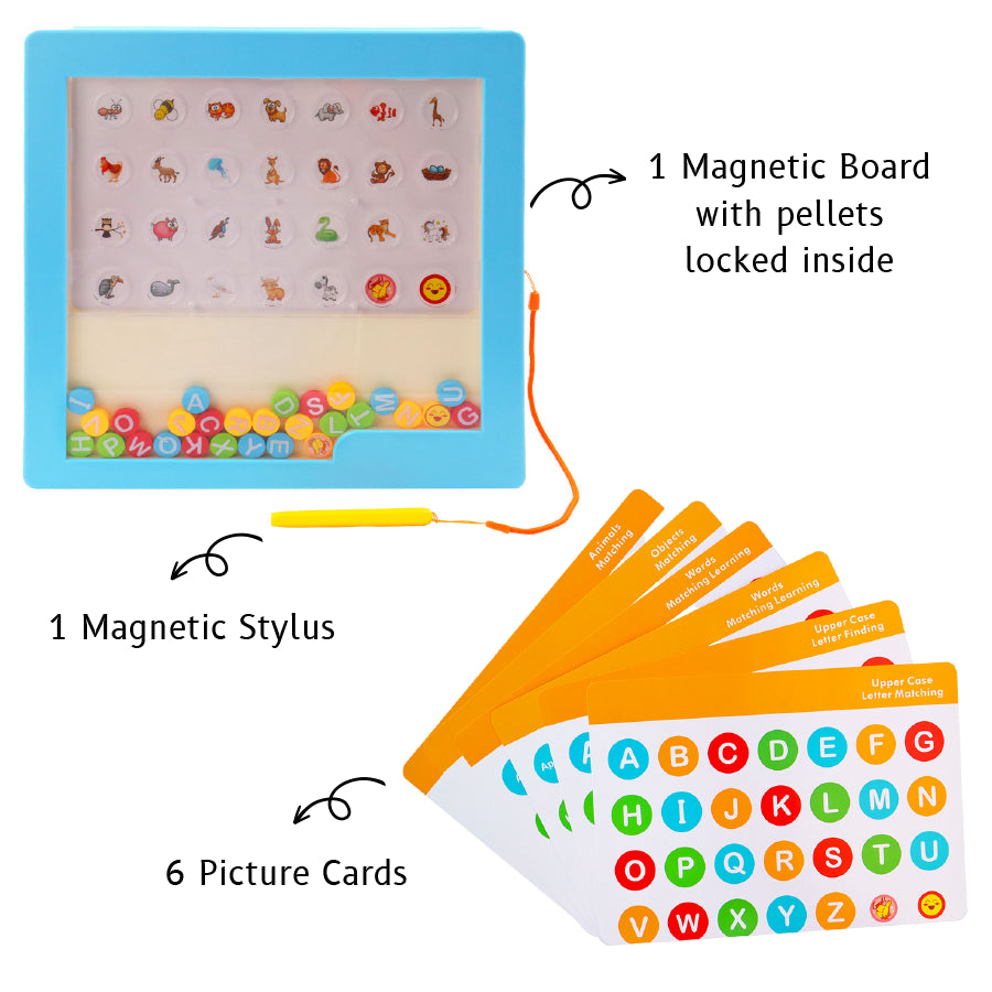 MagAlpha Board - Vocabulary Learning Board for Kids