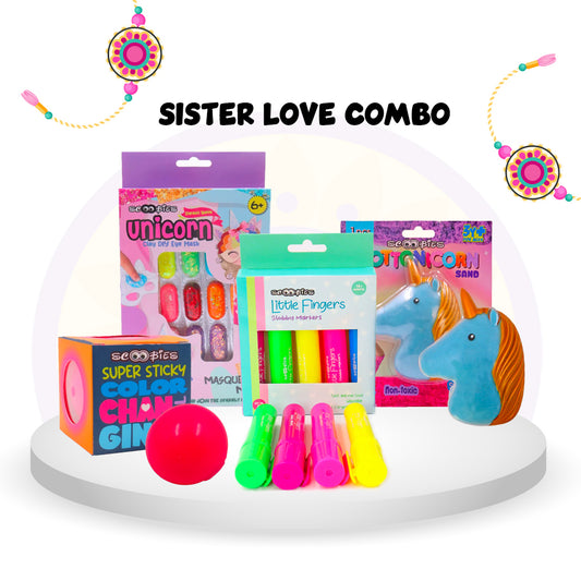 Sister Love Combo 💖🦄Rakhi Special Hamper 🎁 4-in-1 Gift Set
