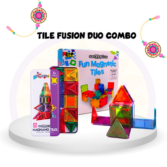 Tile Fusion Duo Combo 🧲💡Rakhi Special Hamper 🎁 2-in-1 Gift Set