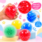 Scoobies Bead-a-Boo Balls, 4 PCS Sensory Squishy & Fidget Toy Set for Kids | Colourful Bead-Filled Stress Relief Balls with Soft Squeeze Texture, Stretchy Sensory Play & Spiky Fidget Ball | Ages 3+