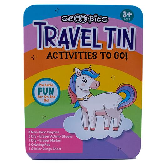 Unicorn Travel Tin – Activities To Go for Magical Fun Anywhere