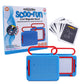 Scoo Fun (Blue)  2-in-1 Board Magical Slate and Magnetic Board  Writing & Magnetic Play | Learning Toy with Art Fun Doodles & Magnetic Play with Alphabets Numbers & Shapes , Educational Toy for Kids (3+ Years)