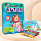 Wild Adventure Travel Tin – On-the-Go Fun & Creativity for Kids 3+ | Screen-Free, Reusable Activity Kit