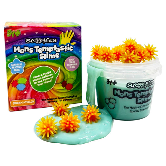 Mons Temptastic Slime: Color-Changing Slime Play with wall sticking Crawlers | Safe, Non-Toxic Sensory Play Toy for kids Age 3+
