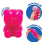 Beady Bear – Soft Squishy Stress Relief Toy for Kids | Sensory Fidget Toy with Beads | Safe Non-Toxic Material | Washable & Reusable | Portable Calm Toy for Boys & Girls (3+ Years)