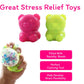 Beady Bear – Soft Squishy Stress Relief Toy for Kids | Sensory Fidget Toy with Beads | Safe Non-Toxic Material | Washable & Reusable | Portable Calm Toy for Boys & Girls (3+ Years)