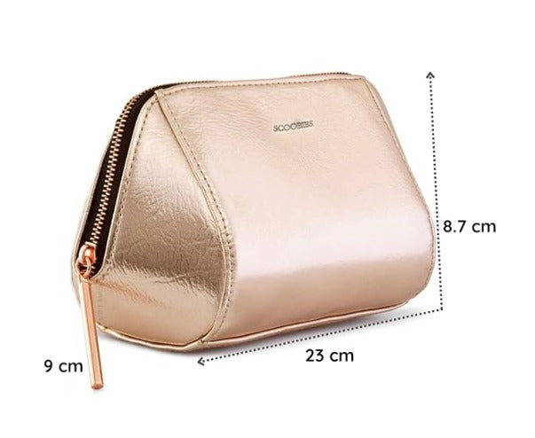 Bewitching Gold Makeup Pouch - Perfect for on the go!