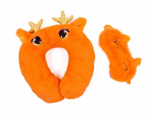 Boopie Plush Neck Pillow and Eye Mask