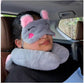 Elie Plush Neck Pillow and Eye Mask