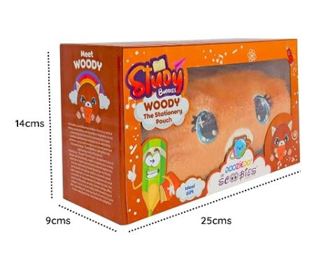 Woody Plush Stationery Pouch