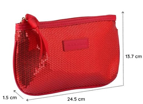 Red Lady Makeup Pouch - Carry Makeup in Style