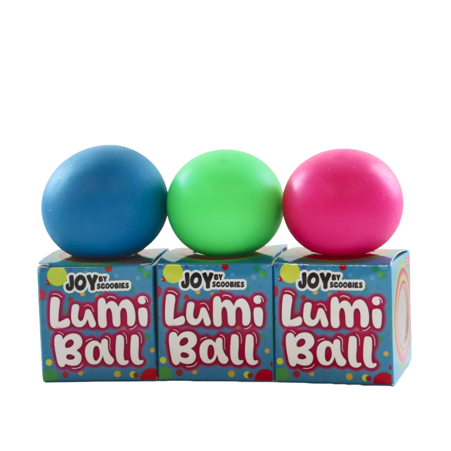 Lumi Ball –  The Glow-in-the-Dark Sensory Ball | Squishy Fun for Kids | The Perfect Fidget Stress Buster