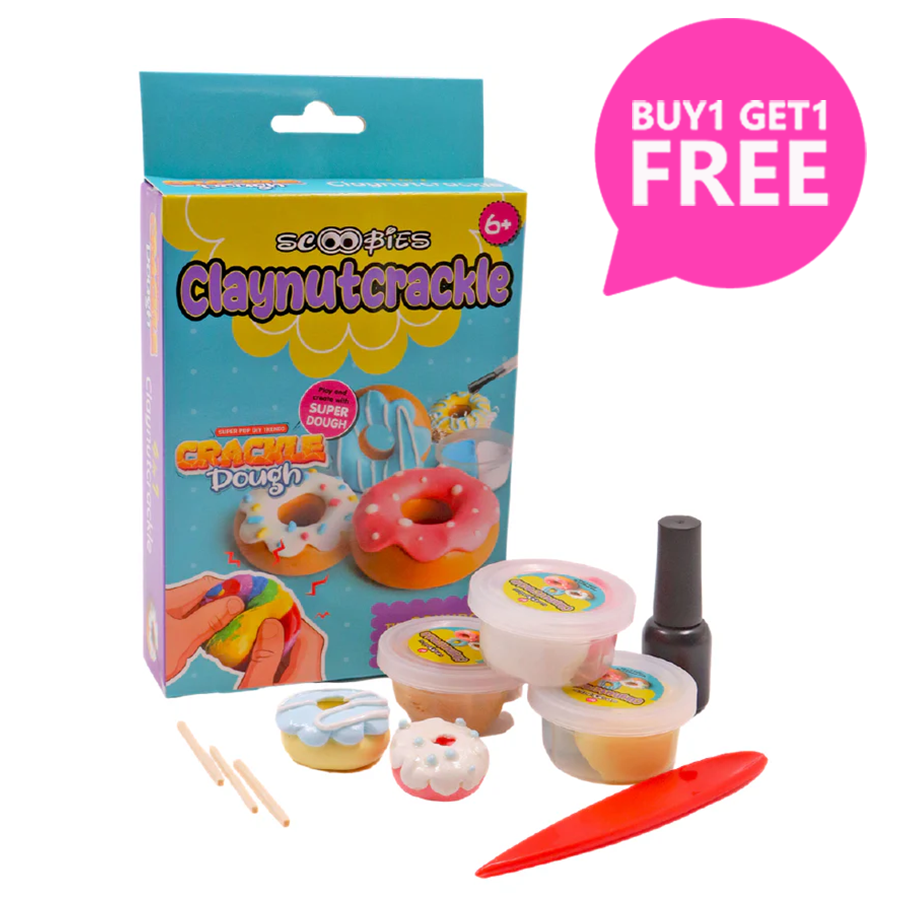 Buy 1 get 1 free Crackle Dough - Sensory & Auditory Delight for Kids