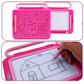 Scoo Fun (Pink) 2-in-1 Board Magical Slate and Magnetic Board Writing & Magnetic Play| Learning Toy with Art Fun Doodles & Magnetic Play with Alphabets Numbers & Shapes , Educational Toy for Kids (3+ Years)