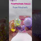 Scoobies Foamazing Balls: Sensory Squishy Balls |Set of 4 (Yellow, Blue, Pink & Purple) Stress Relief & Sensory Play | Fidget, Squeeze & Relieve | Non-Toxic & Safe