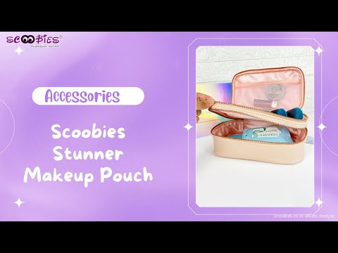 Bling By Scoobies Stunner Make Up Pouch | Separate Brush Compartment
