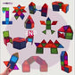 Funstruction Magnetic Combo Pack, 2D 3D Structures