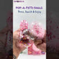 Scoobies Pop-a-fetti Balls:Confetti Squishy Balls |Set of 4 (Pink, Silver, Red & Multicolor) Stress Relief & Sensory Play | Shake, Squish & Shine | Sticky, Squishy & Sparkly Fun for Kids & Adults