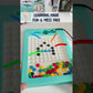 Scoobies Magnetise It , Double Sided Magnetic Board with Stylus| 2 in 1 Magnetic Board , Learning Made Fun and Mess-Free